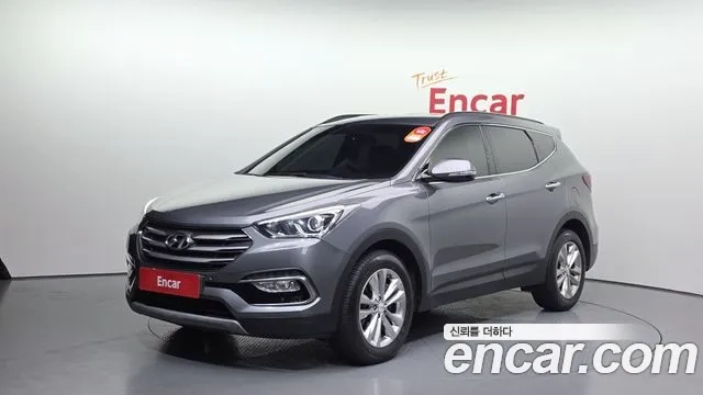 Hyundai Santa Fe The Prime 2018 Серебристо-серый из Кореи