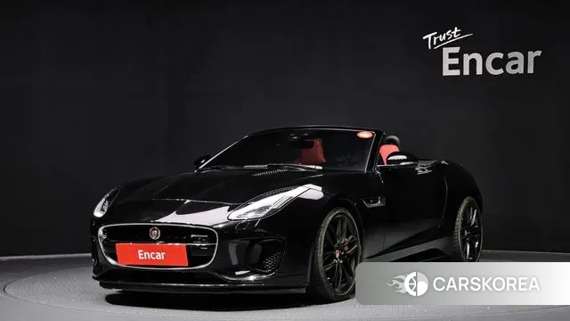 Jaguar F-TYPE 2019 Черный из Кореи