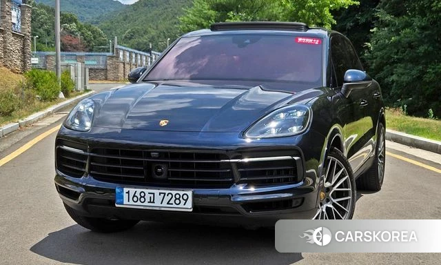 Porsche Cayenne (PO536) 2021 Синий из Кореи