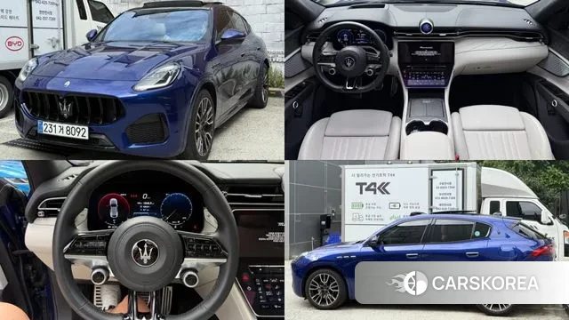 Maserati Grecale 2023 Синий из Кореи