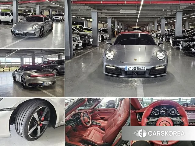 Porsche 911(992) 2022 Черный из Кореи