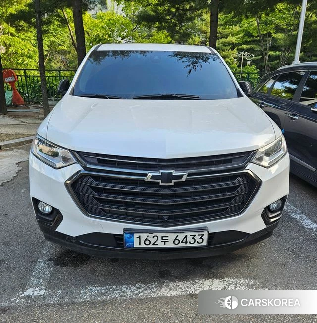 Chevrolet (GM Daewoo) Traverse 2021 Белый из Кореи