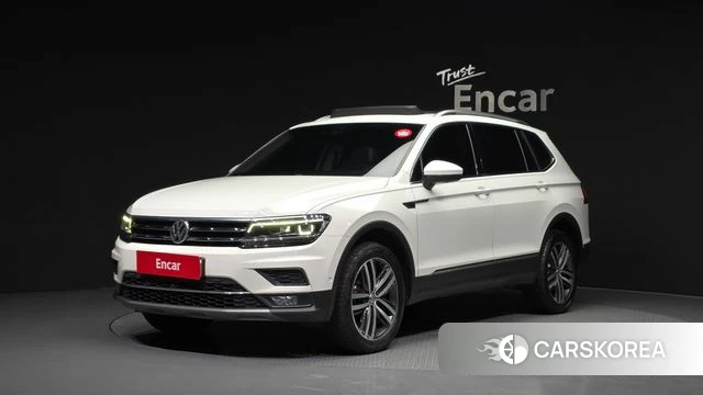 Volkswagen Tiguan Allspace 2020 Белый из Кореи