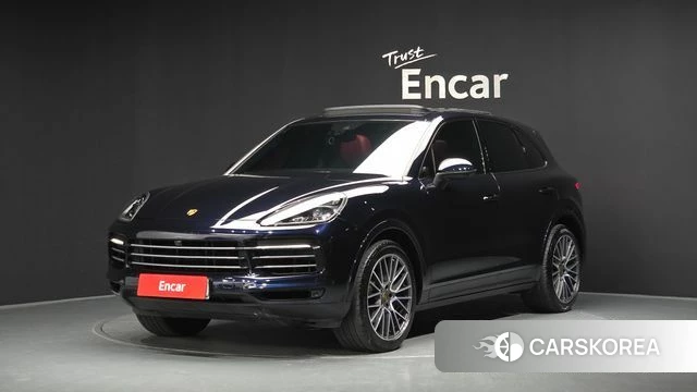 Porsche Cayenne (PO536) 2020 Синий из Кореи