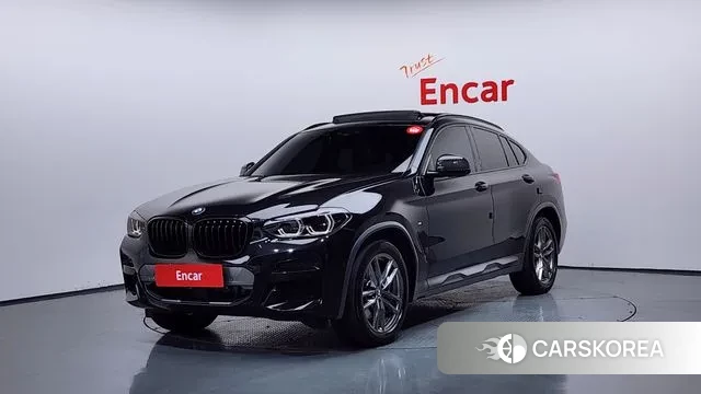 BMW X4 (G02) 2021 Черный из Кореи