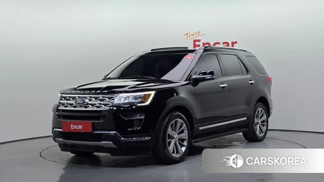 Ford Explorer 2018 Черный из Кореи