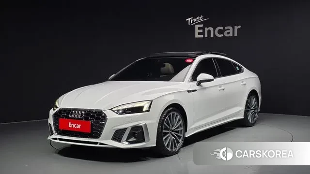 Audi A5 (F5) 2022 Белый из Кореи