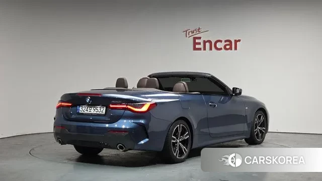 BMW 4 Series (G22) 2022 Синий из Кореи