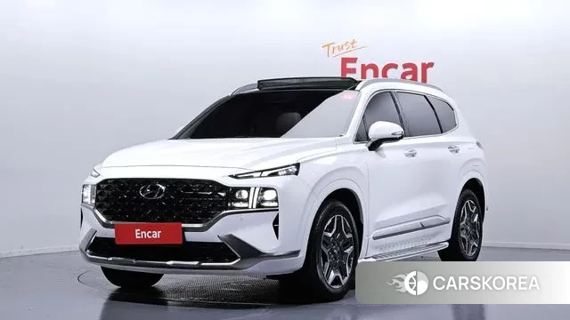 Hyundai The New Santa Fe 2022 Белый из Кореи