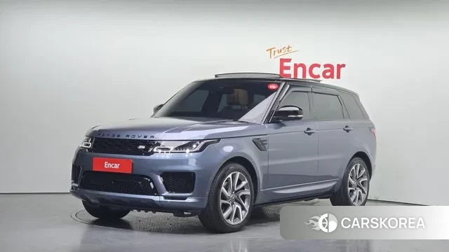 Land Rover Range Rover Sport 2nd Generation 2018 Небесно-голубой из Кореи