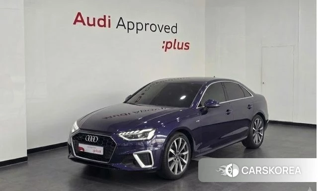 Audi A4 (B9) 2023 Синий из Кореи