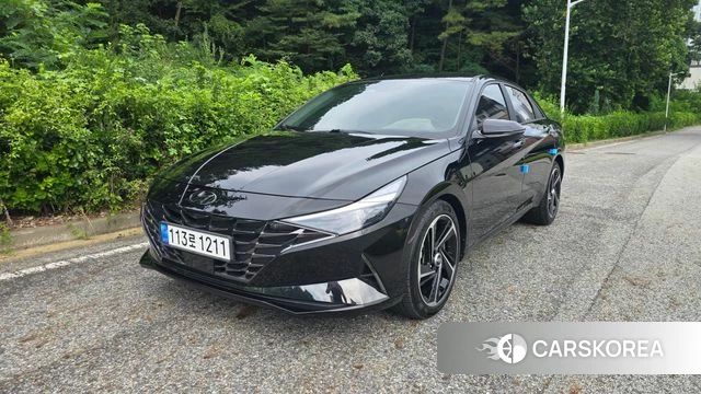 Hyundai Avante (CN7) 2020 Черный из Кореи