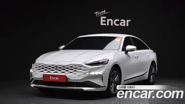 Kia K8 Hybrid 2023 Белый из Кореи