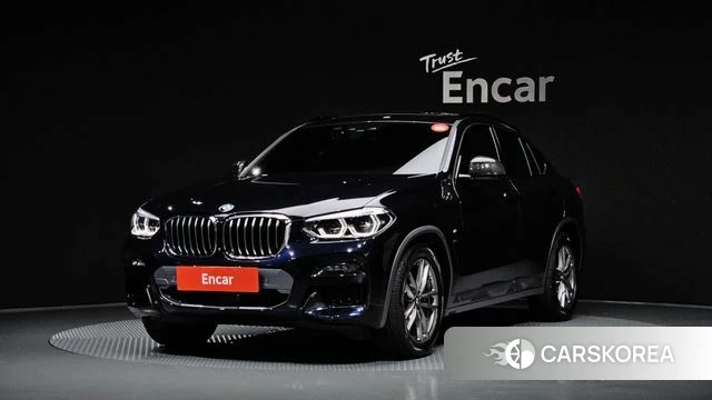 BMW X4 (G02) 2021 Черный из Кореи