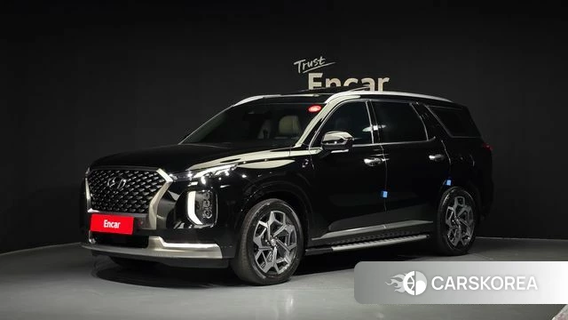 Hyundai Palisade 2022 Черный из Кореи