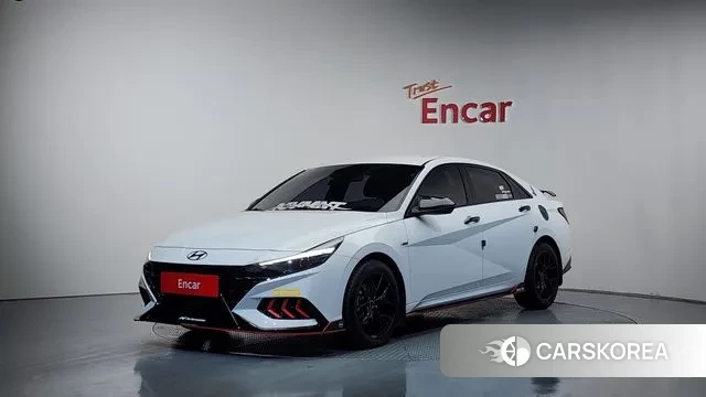 Hyundai Avante (CN7) 2020 Белый из Кореи