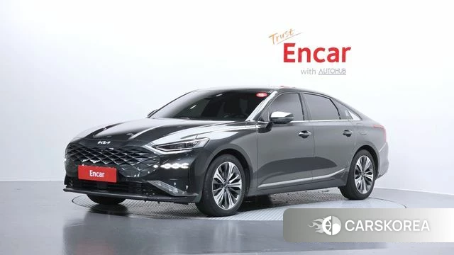 Kia K8 Hybrid 2021 Серый из Кореи