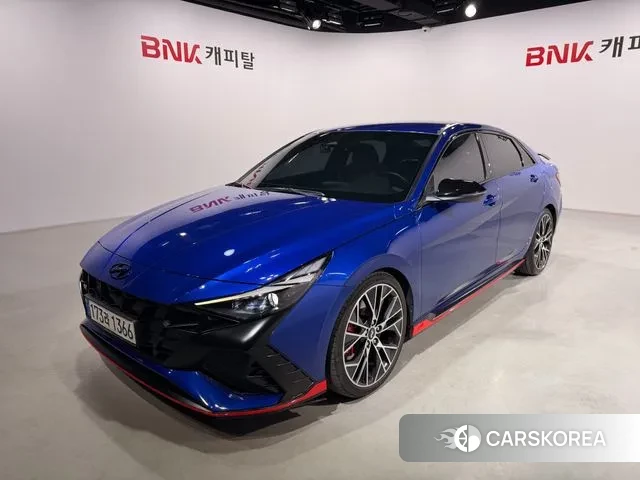 Hyundai Avante (CN7) 2022 Синий из Кореи