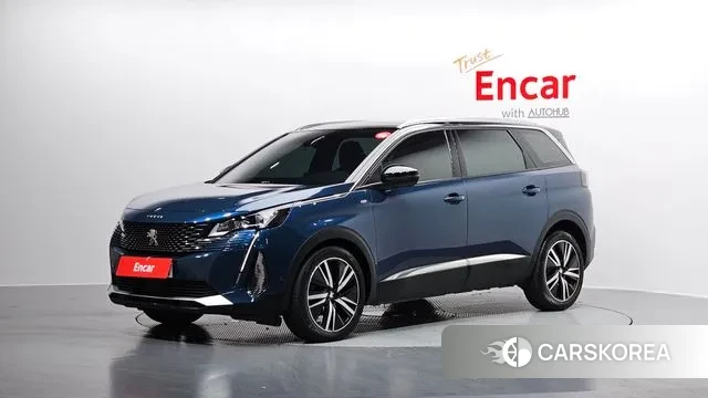 Peugeot 5008 second generation 2024 Синий из Кореи