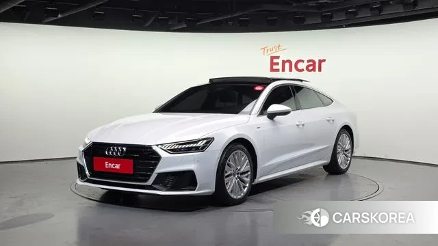 Audi A7 (4K) 2021 Белый из Кореи