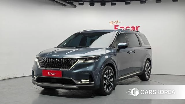 Kia Carnival 4th generation 2022 Небесно-голубой из Кореи