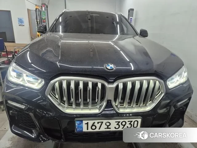 BMW X6 (G06) 2020 Черный из Кореи