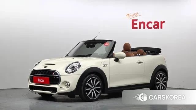 Mini Cooper S Convertible 2021 Жемчужный цвет из Кореи