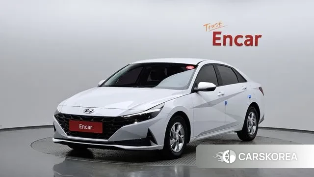 Hyundai Avante (CN7) 2021 Белый из Кореи