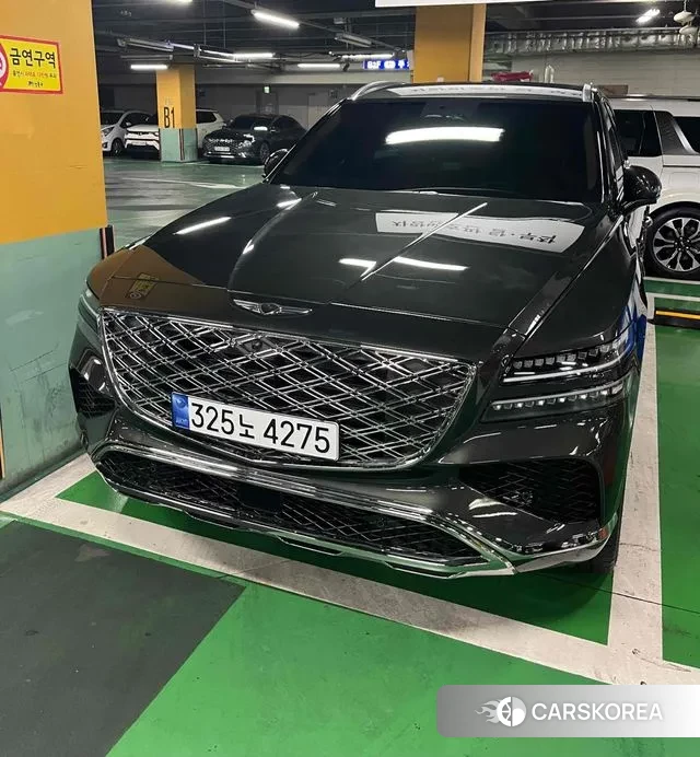 Genesis GV80 2024 Темно-зеленый из Кореи