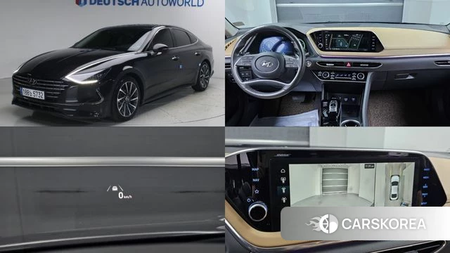 Hyundai Sonata Hybrid (DN8) 2023 Синий из Кореи