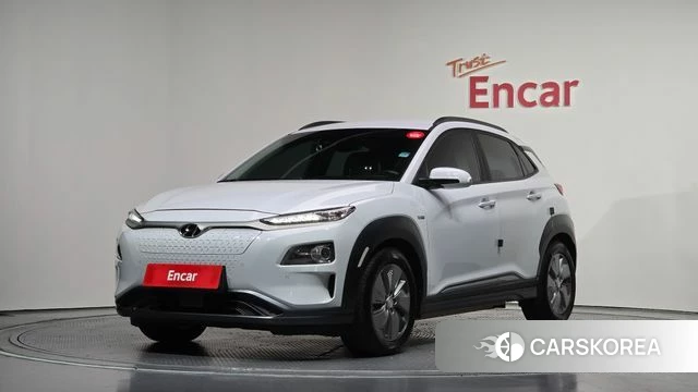 Hyundai Kona Electric 2019 Белый из Кореи