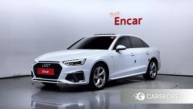 Audi A4 (B9) 2021 Белый из Кореи