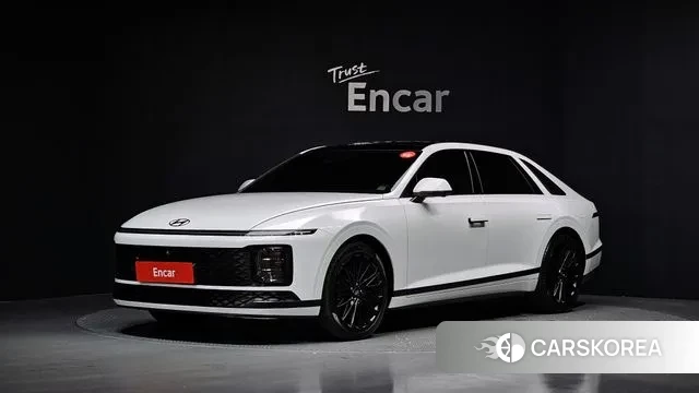 Hyundai Grandeur Hybrid (GN7) 2023 Белый из Кореи