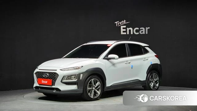 Hyundai Kona 2018 Белый из Кореи