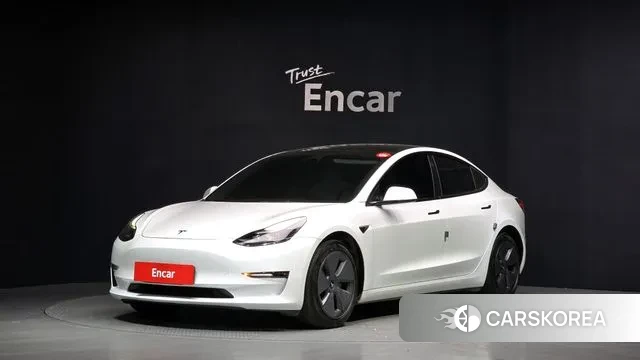 Tesla Model 3 2022 Белый из Кореи
