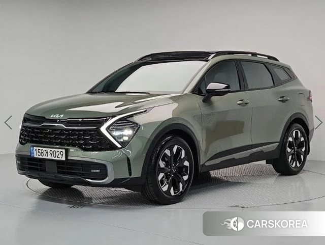 Kia Sportage 5th Generation 2022 Светло-зеленый из Кореи