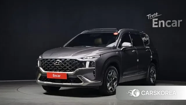 Hyundai The New Santa Fe 2023 Серый из Кореи