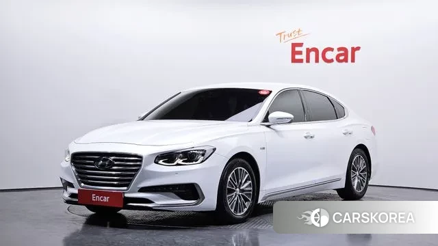 Hyundai Grandeur IG Hybrid 2018 Белый из Кореи
