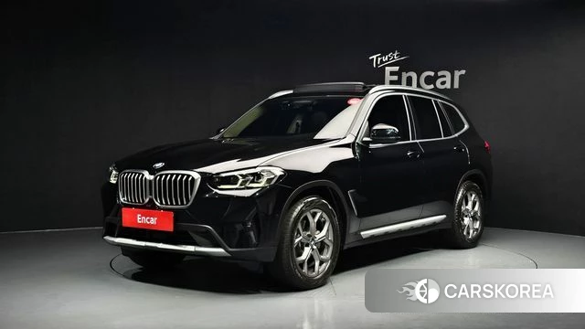 BMW X3 (G01) 2022 Черный из Кореи