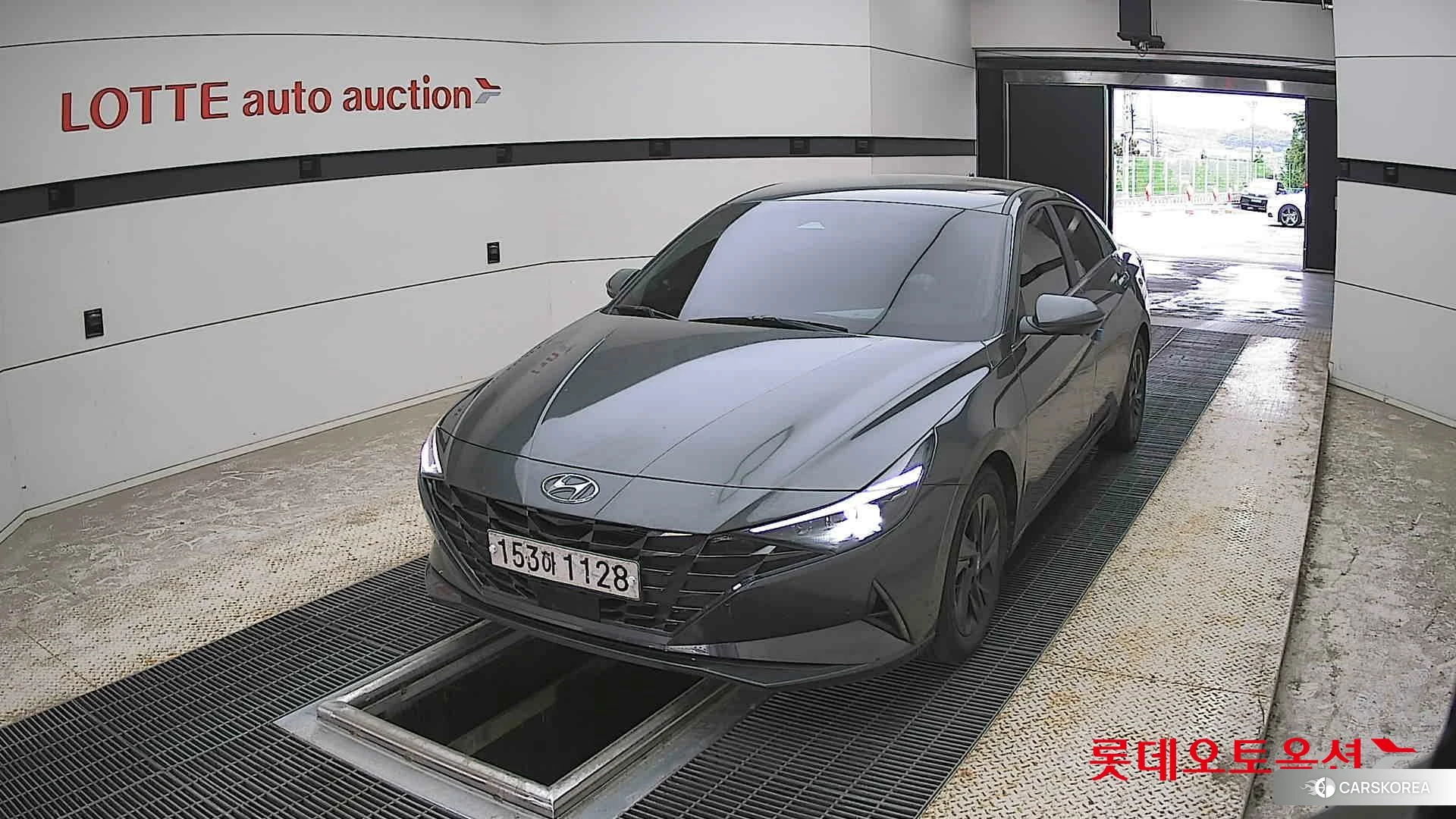 Hyundai Avante Hybrid 2021 Amazon Gray из Кореи