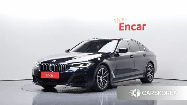 BMW 5 Series (G30) 2023 Синий из Кореи