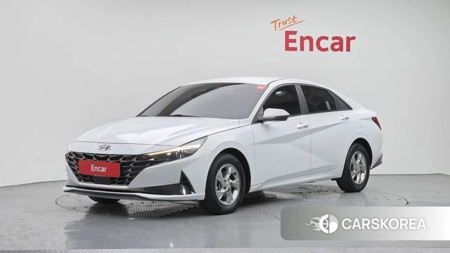 Hyundai Avante (CN7) 2022 Белый из Кореи