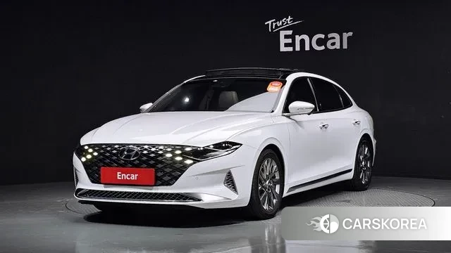 Hyundai The New Grandeur IG Hybrid 2020 Белый из Кореи