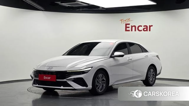 Hyundai The New Avante (CN7) 2023 Белый из Кореи