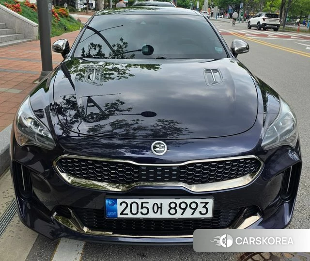 Kia Stinger 2018 Синий из Кореи