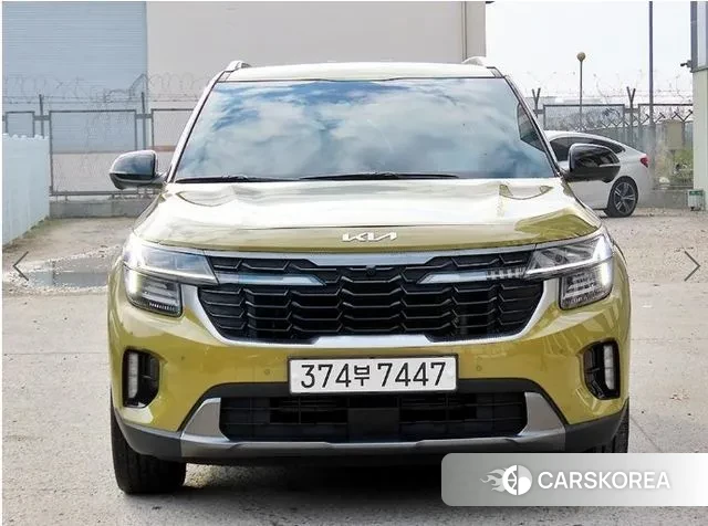 Kia Seltos 2022 Светло-зеленый из Кореи
