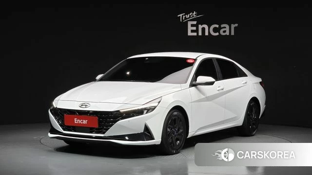 Hyundai Avante (CN7) 2020 Белый из Кореи