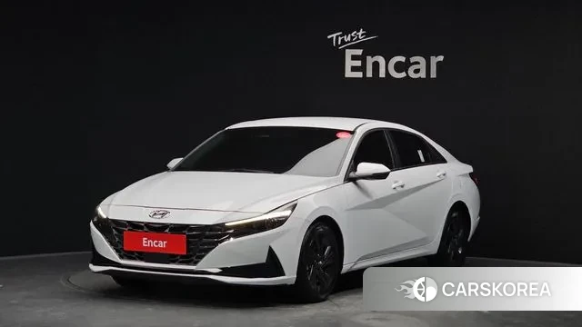 Hyundai Avante (CN7) 2022 Белый из Кореи