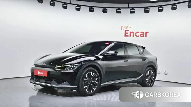 Kia EV6 2023 Черный из Кореи