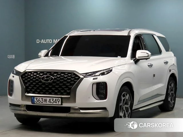Hyundai Palisade 2021 Белый из Кореи